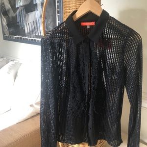 Lulumari woven blouse black